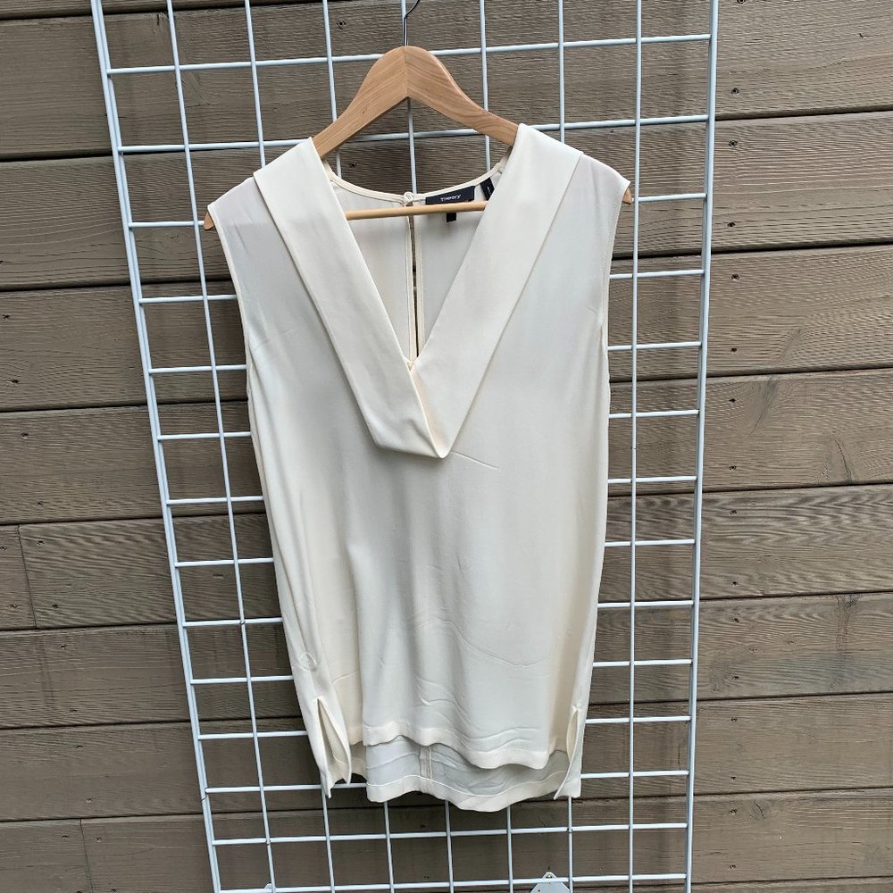 Theory Size M Cream Shell
